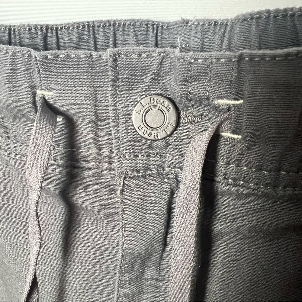 L.L Bean Mens Explorer Ripstop Pants Comfort Waist Tapered XL 32” Gray Gorpcore - Picture 11 of 11